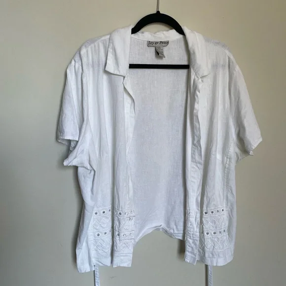 Linen Short sleeve Button down - Picture 5 of 8
